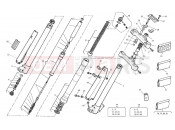HUSQVARNA 2004 TE 510 CENTENNIAL FRONT FORK ASSEMBLY