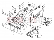 HUSQVARNA 2004 TE 510 CENTENNIAL REAR SWING ARM