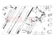 HUSQVARNA 2004 WR-CR 125 FRONT FORK ASSEMBLY