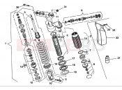 HUSQVARNA 2004 WR-CR 125 REAR SUSPENSION