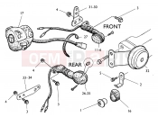 HUSQVARNA 2004 WR-CR 125 BLINKERS - HORN
