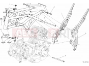 DUCATI Diavel WHITE STRIPE FRAME » FRAME