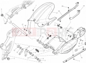 DUCATI Diavel WHITE STRIPE SWING ARM » SWING ARM