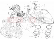 DUCATI Diavel WHITE STRIPE 017 - THROTTLE BODY » INTAKE, CARBURETTOR