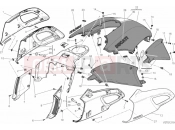 DUCATI Diavel WHITE STRIPE COVERS, TANK » UNCLASSIFIED