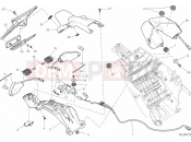 DUCATI HYPERMOTARD SP NUMBER PLATE HOLDER - TAIL LIGHT » LIGHTING SYSTEM