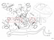 DUCATI Hypermotard 1100 EVO INTAKE MANIFOLD » INTAKE, CARBURETTOR