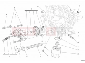 DUCATI Hypermotard 1100 EVO SP OIL PUMP - FILTER » LUBRICATION SYSTEM