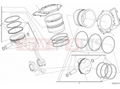 DUCATI Superbike 1199 Panigale CYLINDER - PISTON » ENGINE CASE