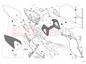 DUCATI 2012 Superbike 1199 Panigale S Tricolore SEAT » TANK/SEAT