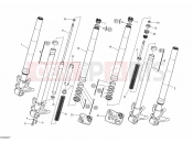 DUCATI 2012 Monster 696 FRONT FORK » FRONT SUSPENSION
