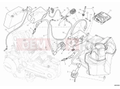 DUCATI 2012 Monster 696 ABS BATTERY » WIRING HARNESS