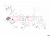 DUCATI 2012 Hypermotard 796 FOOTRESTS, RIGHT » UNCLASSIFIED