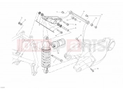 DUCATI Superbike 848 EVO REAR SHOCK ABSORBER » SWING ARM