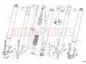 DUCATI Diavel FRONT FORK » FRONT SUSPENSION
