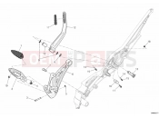 DUCATI Diavel BRA FOOTRESTS, RIGHT » UNCLASSIFIED