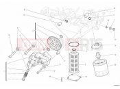 DUCATI Diavel Carbon OIL PUMP - FILTER » LUBRICATION SYSTEM