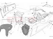 DUCATI Diavel Carbon BRA FRONT MUDGUARD » PLASTICS