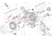 DUCATI Diavel Carbon BRA WATER PUMP-ALTR-SIDE CRNKCSE COVER » COOLING SYSTEM
