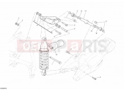 DUCATI Streetfighter 1098 S REAR SHOCK ABSORBER » SWING ARM