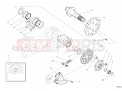 DUCATI Streetfighter 1098 S REAR WHEEL SPINDLE » REAR WHEEL