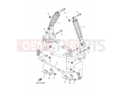 YAMAHA YFM 450 Grizzly YFM450FWA YFM450DE 1CUM 2014 REAR SUSPENSION