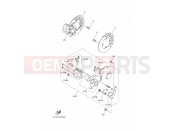 YAMAHA YFM 450 Grizzly YFM450FWA YFM450DE 1CUM 2014 FRONT BRAKE CALIPER