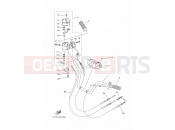 YAMAHA YFM 450 Grizzly YFM450FWA YFM450DE 1CUM 2014 STEERING HANDLE & CABLE