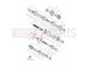 YAMAHA MT-07 MT-07 MT07 (1WS2) 2014 TRANSMISSION