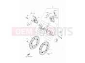 YAMAHA MT-07 MT-07 MT07 (1WS2) 2014 FRONT BRAKE CALIPER
