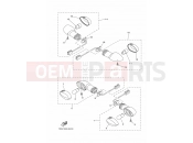 YAMAHA MT-07 MT-07 MT07 (1WS2) 2014 FLASHER LIGHT