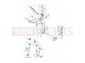 YAMAHA MT-09 MT-09 ABS MT09A (2DR2) 2014 (france) FRONT MASTER CYLINDER