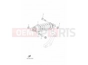 YAMAHA MT-07 MT-07 1WS5 2014 REAR SUSPENSION