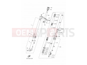 YAMAHA MT-07 MT-07 1WS5 2014 FRONT FORK