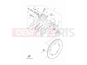 YAMAHA MT-07 MT-07 1WS5 2014 REAR BRAKE CALIPER