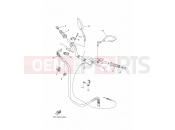 YAMAHA MT-07 MT-07 1WS5 2014 STEERING HANDLE & CABLE