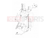 YAMAHA MT-07 MT-07 1WS5 2014 REAR MASTER CYLINDER