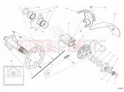 DUCATI Hypermotard 1100 EVO SP HUB, REAR WHEEL » REAR WHEEL