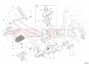 DUCATI Hypermotard 1100 EVO SP FOOTRESTS, RIGHT » UNCLASSIFIED