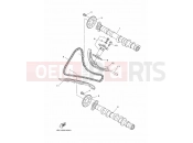 YAMAHA MT-09 MT-09 ABS MT09A (2DR7) 2014 CAMSHAFT & CHAIN