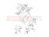 YAMAHA MT-09 MT-09 ABS MT09A (2DR7) 2014 FENDER