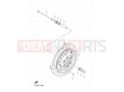 YAMAHA XVS 1300 A Midnight Star XVS1300A 1CS4 2014 FRONT WHEEL