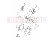 YAMAHA MT-09 MT-09 1RC9 2014 (RU) FRONT BRAKE CALIPER