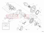 DUCATI 2011 Multistrada 1200 ABS HUB, REAR WHEEL » REAR WHEEL