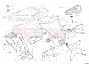 DUCATI 2011 Multistrada 1200 ABS NUMBER PLATE HOLDER - TAIL LIGHT » LIGHTING SYSTEM