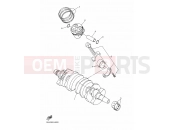 YAMAHA XJ6 N Diversion Naked XJ6N XJ6 (20ST) 2014 CRANKSHAFT & PISTON