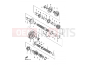 YAMAHA XVS 1300 A Midnight Star XVS1300A (11C7) 2014 TRANSMISSION