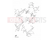 YAMAHA XJ6 N Diversion Naked XJ6N XJ6 (20SU) 2014 SIDE COVER