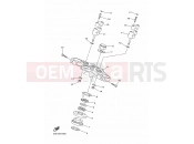 YAMAHA XJ6 N Diversion Naked XJ6N XJ6 (20SU) 2014 STEERING