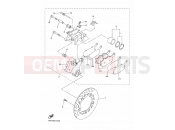 YAMAHA XJ6 N Diversion Naked XJ6N XJ6 (20SU) 2014 REAR BRAKE CALIPER